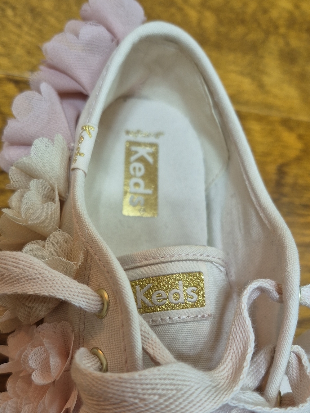 KEDS Triple Up Floral Appliquè Women's Platform Canvas Sneakers, Size US 7 - Picture 12 of 17